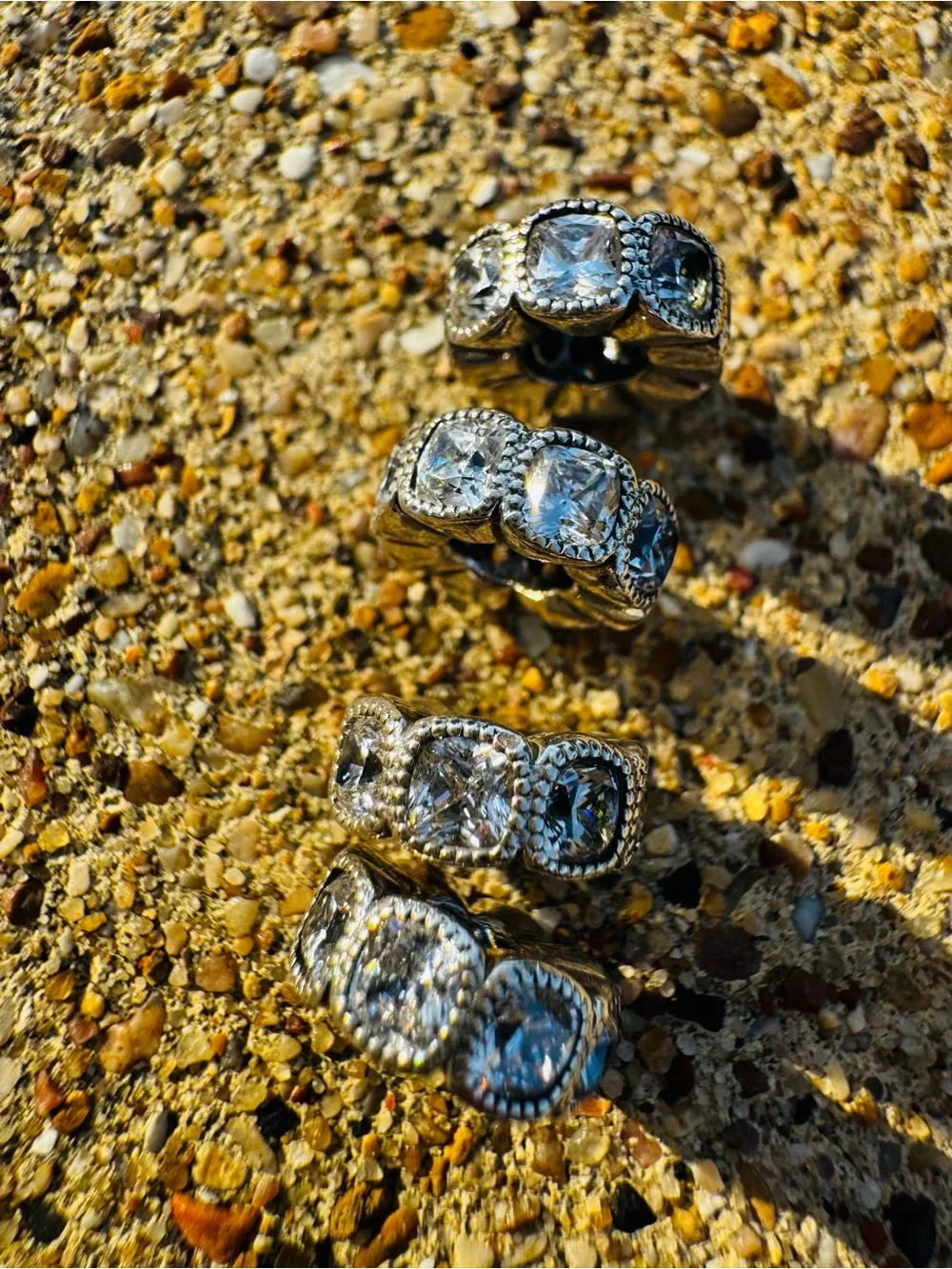 PANDORA Alluring Cushion Spacers 792027CZ